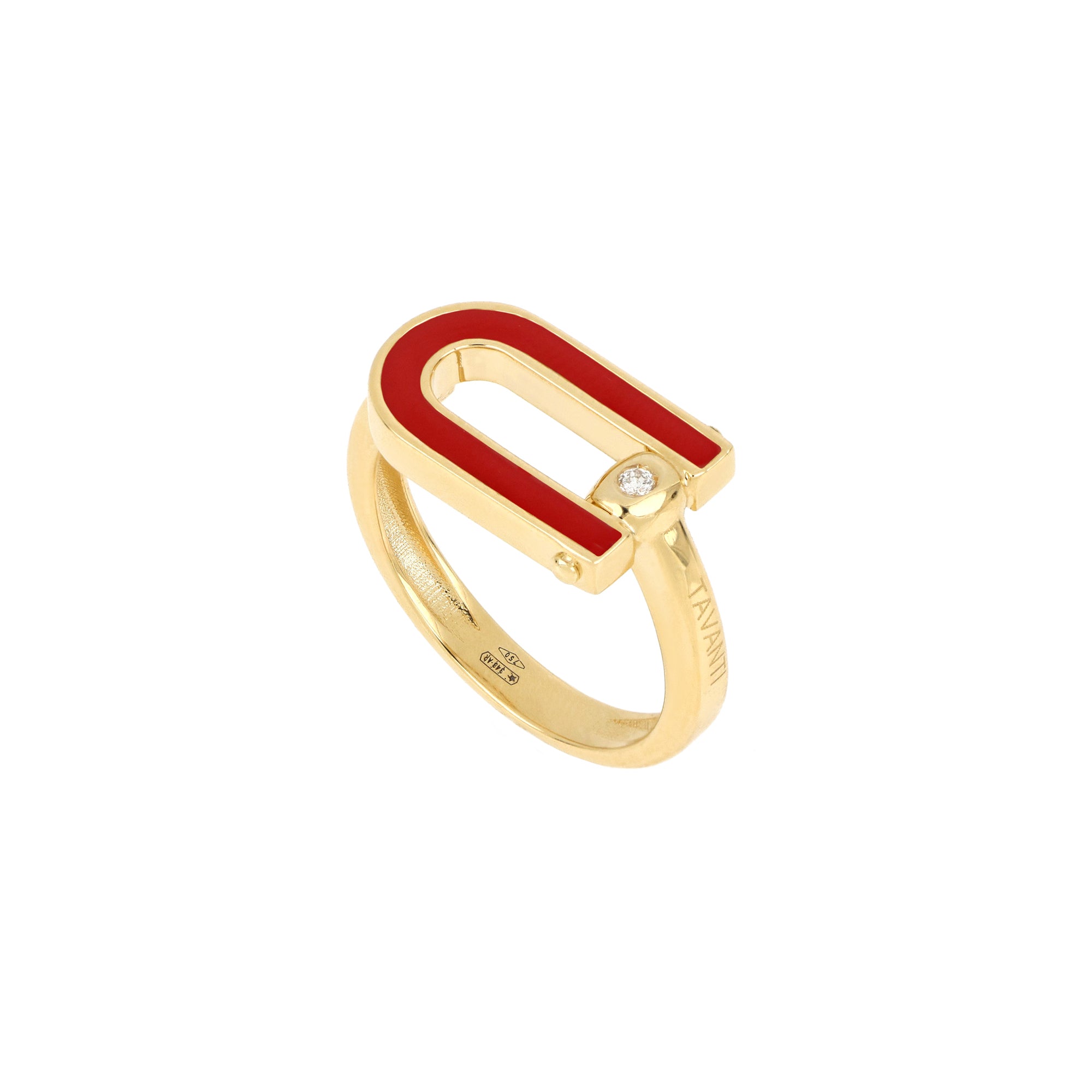 Video Legami Ring Red Enamel
