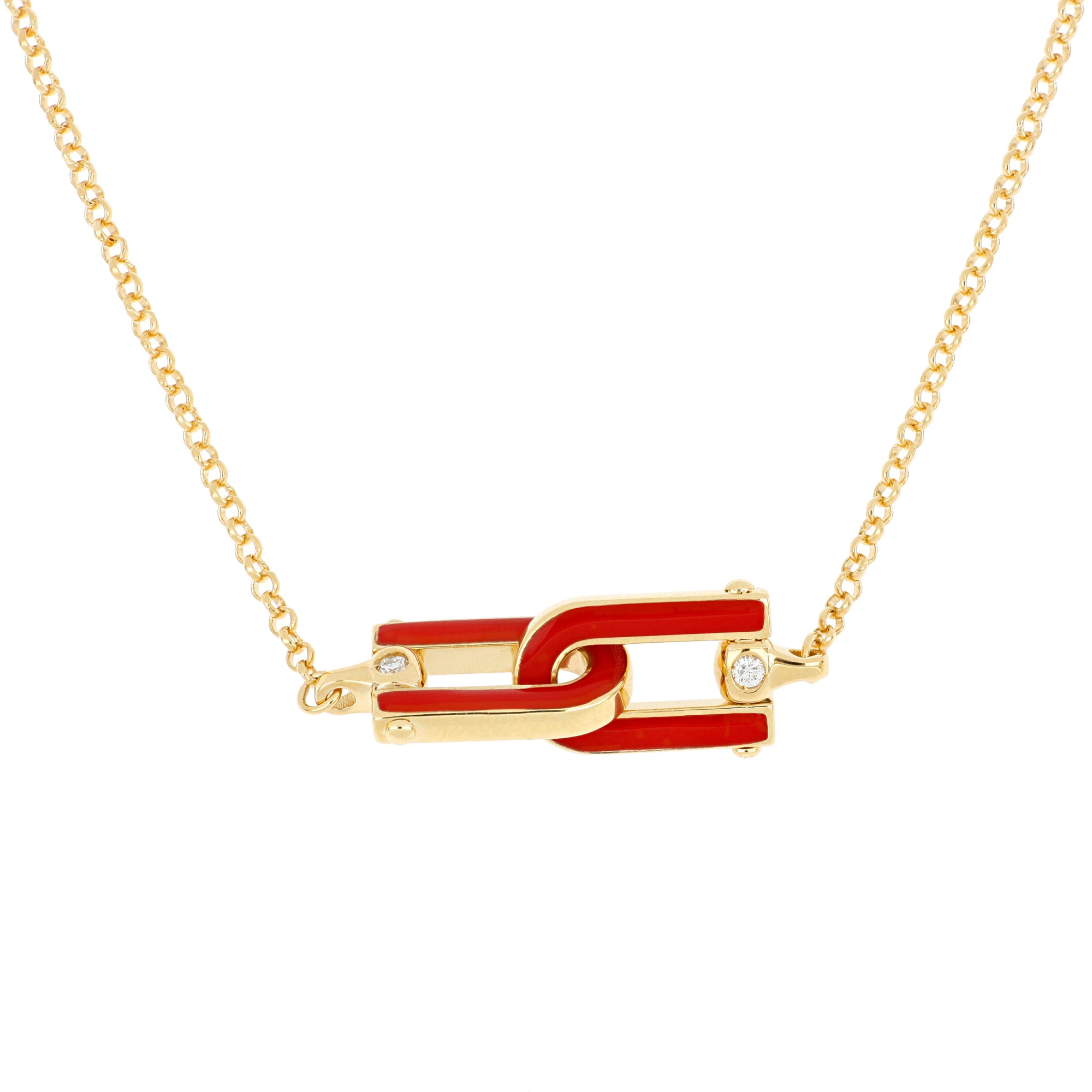Video Legami Necklace Red Enamel