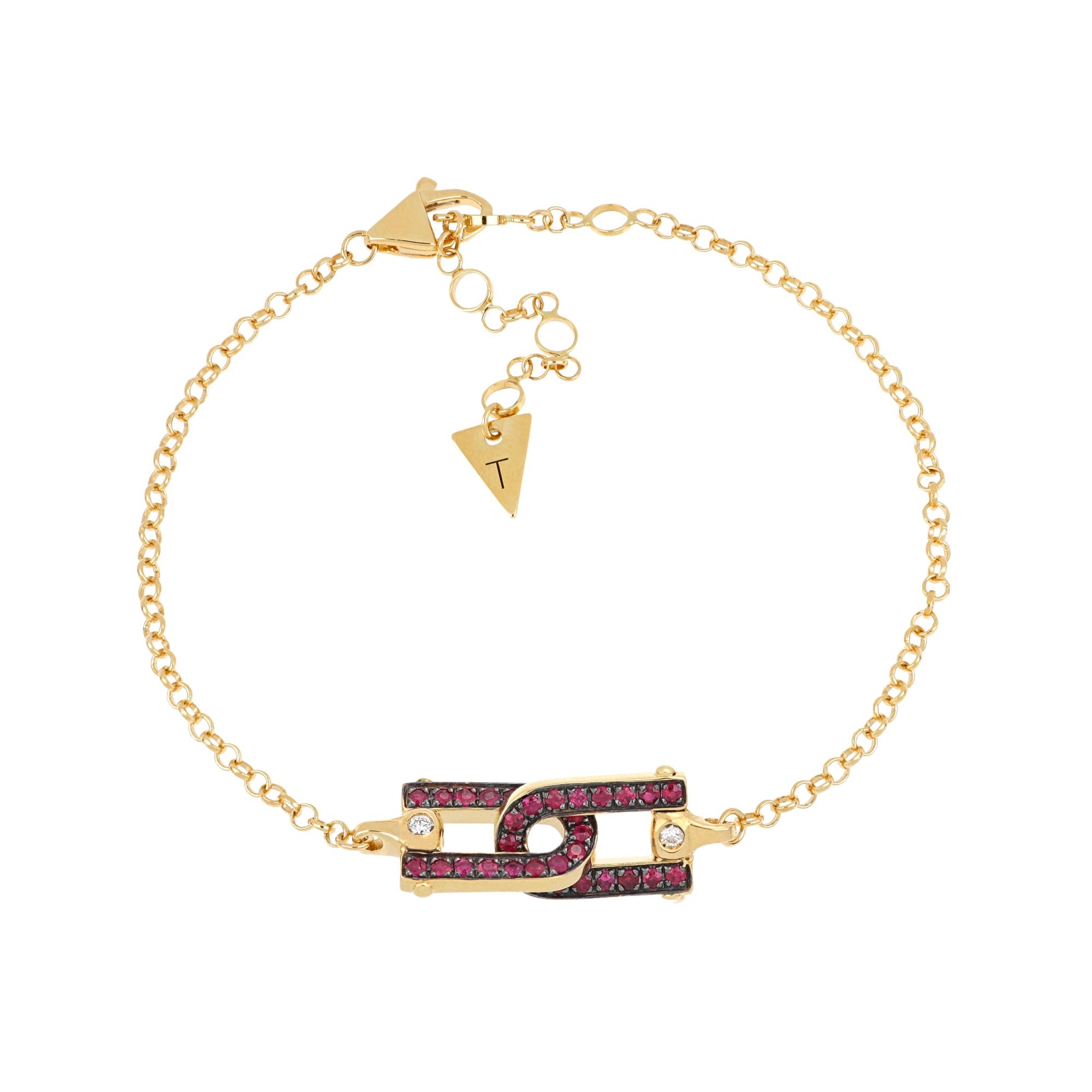 Legami Bracelet Rubies and Diamonds - Video