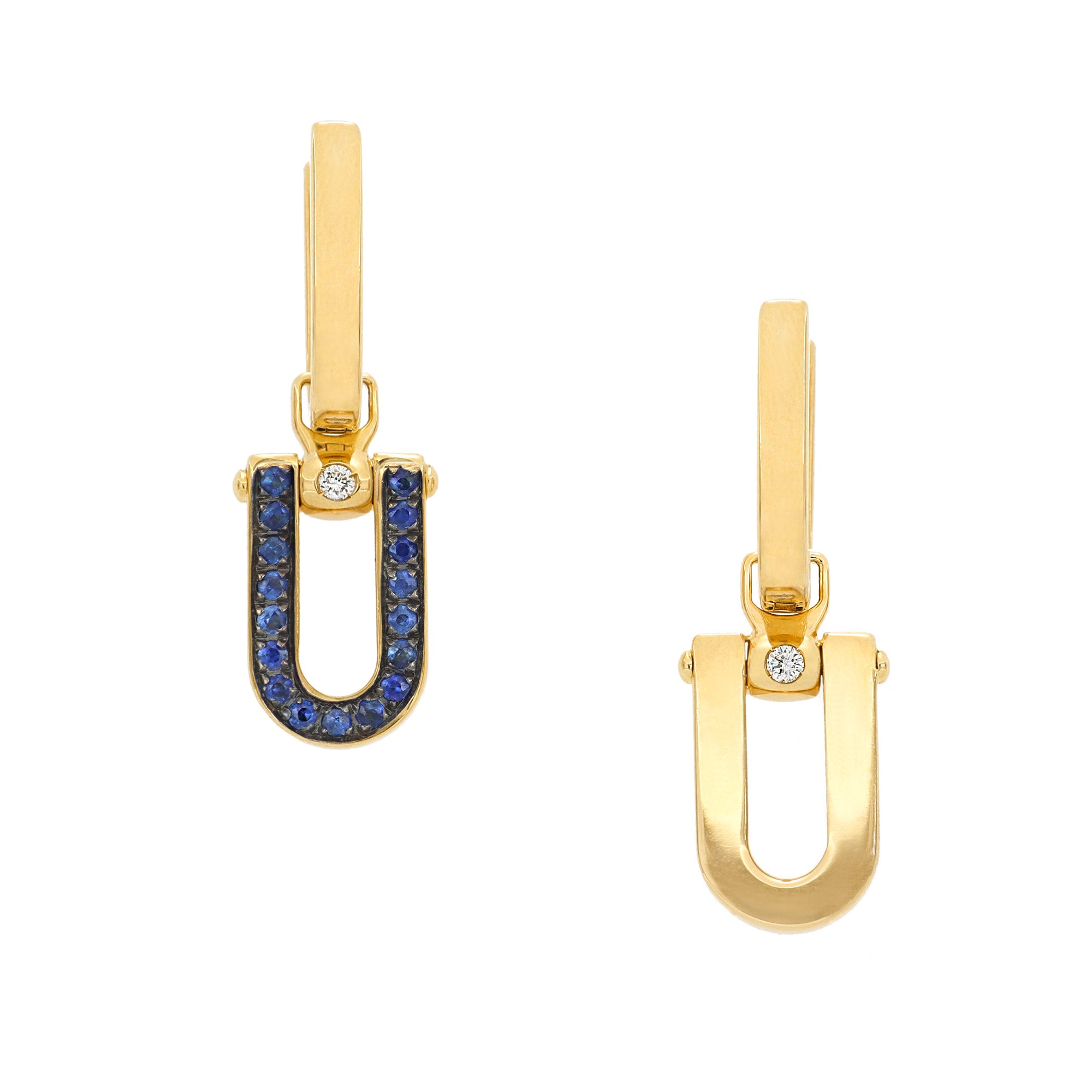 Legami Earrings Sapphires and Diamonds - Video