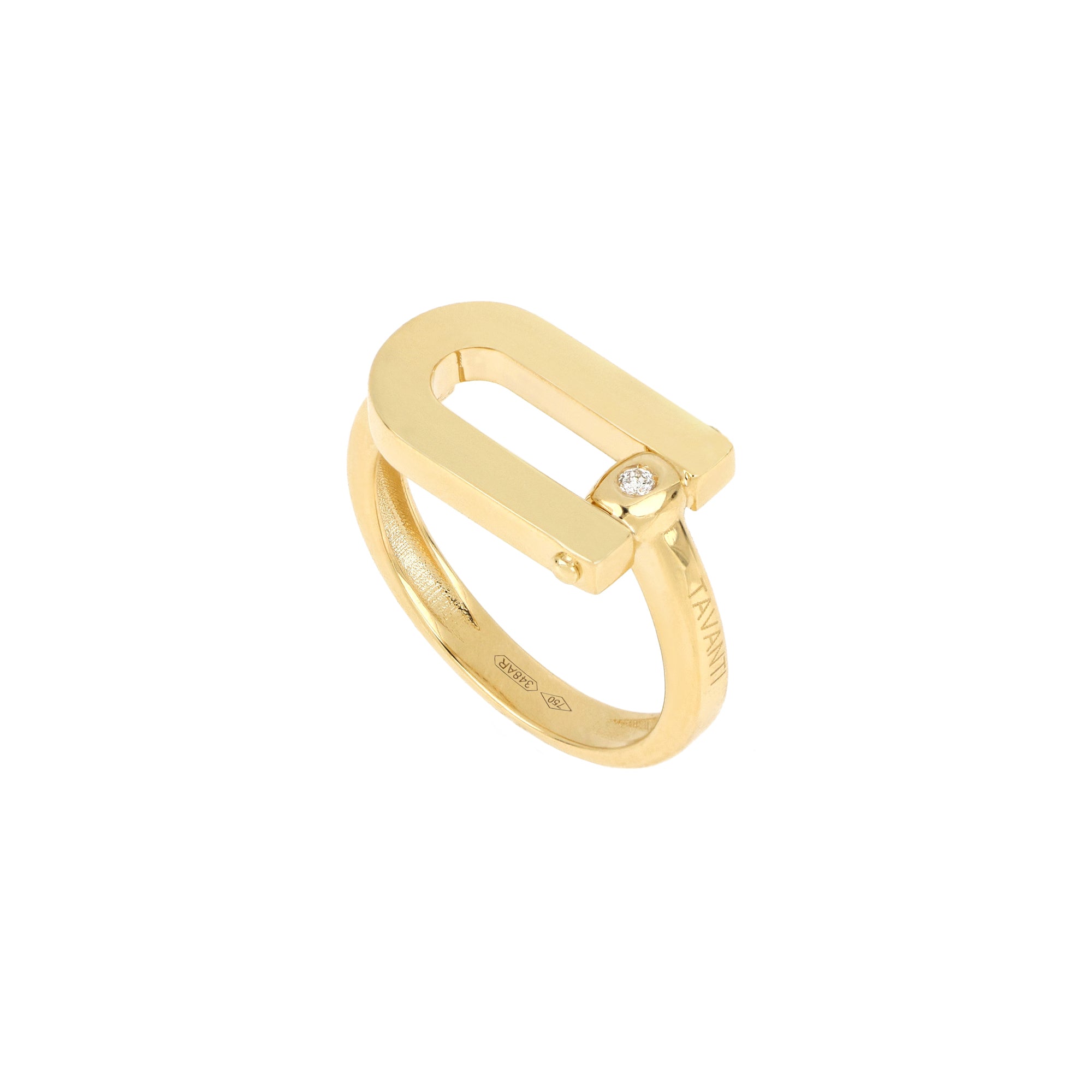 Legami Ring in Polished Gold - Video 