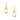 Legami Earrings Polished Gold and Diamonds - Video