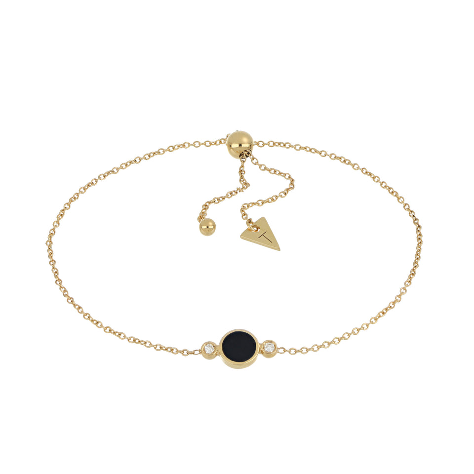 Video Brio Circle Bracelet Natural Stones And Diamonds