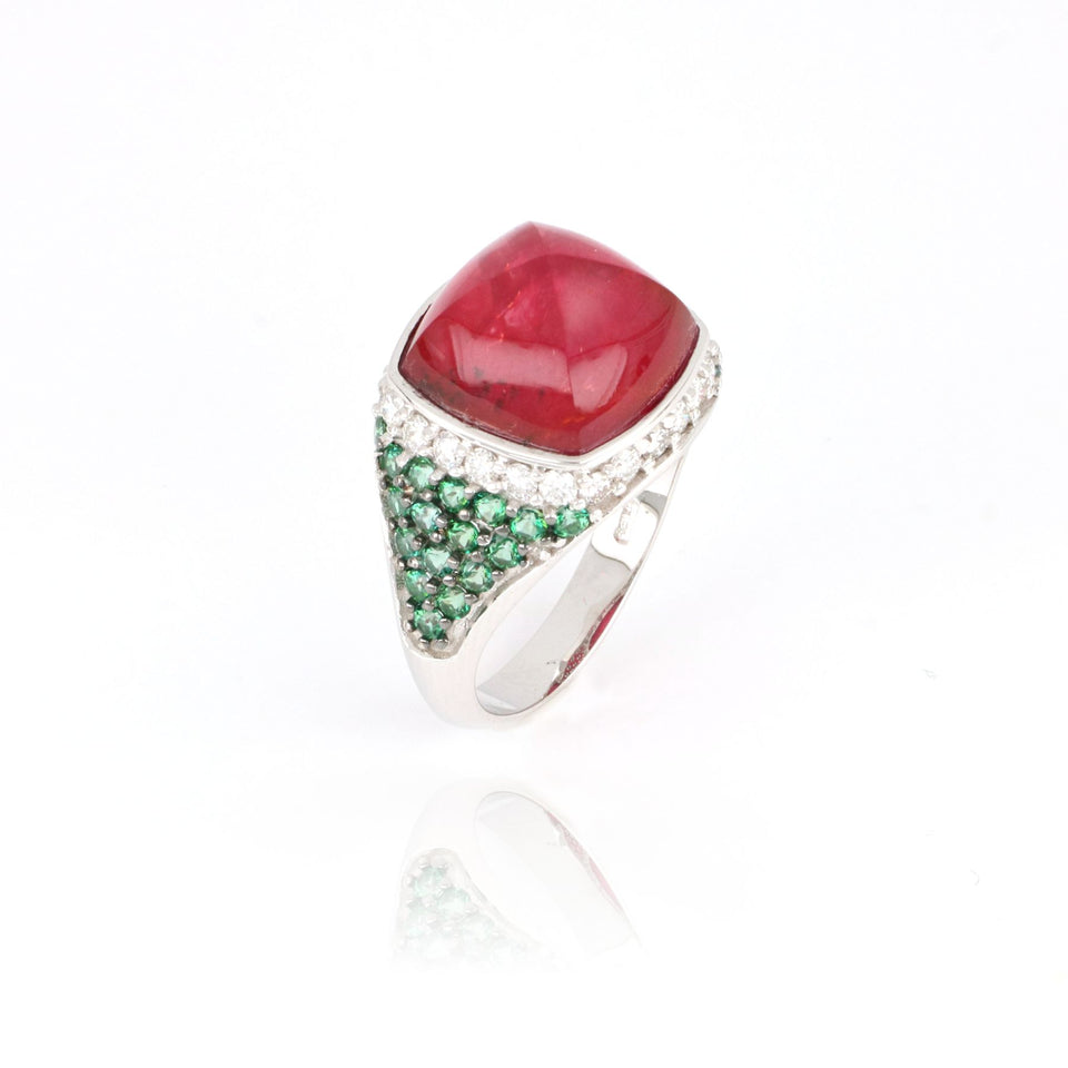 Video Ruby Signet Ring