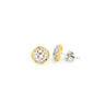Florentine Diamond Studs