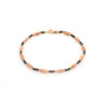 Rose And Black Gold Bracelet