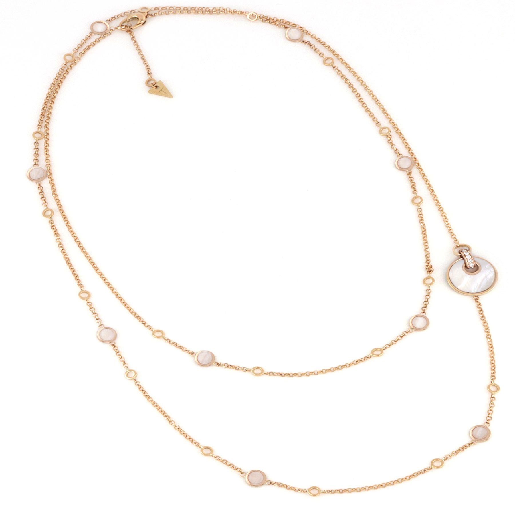 Collana Giove 90 cm Pietre Naturali E Diamanti