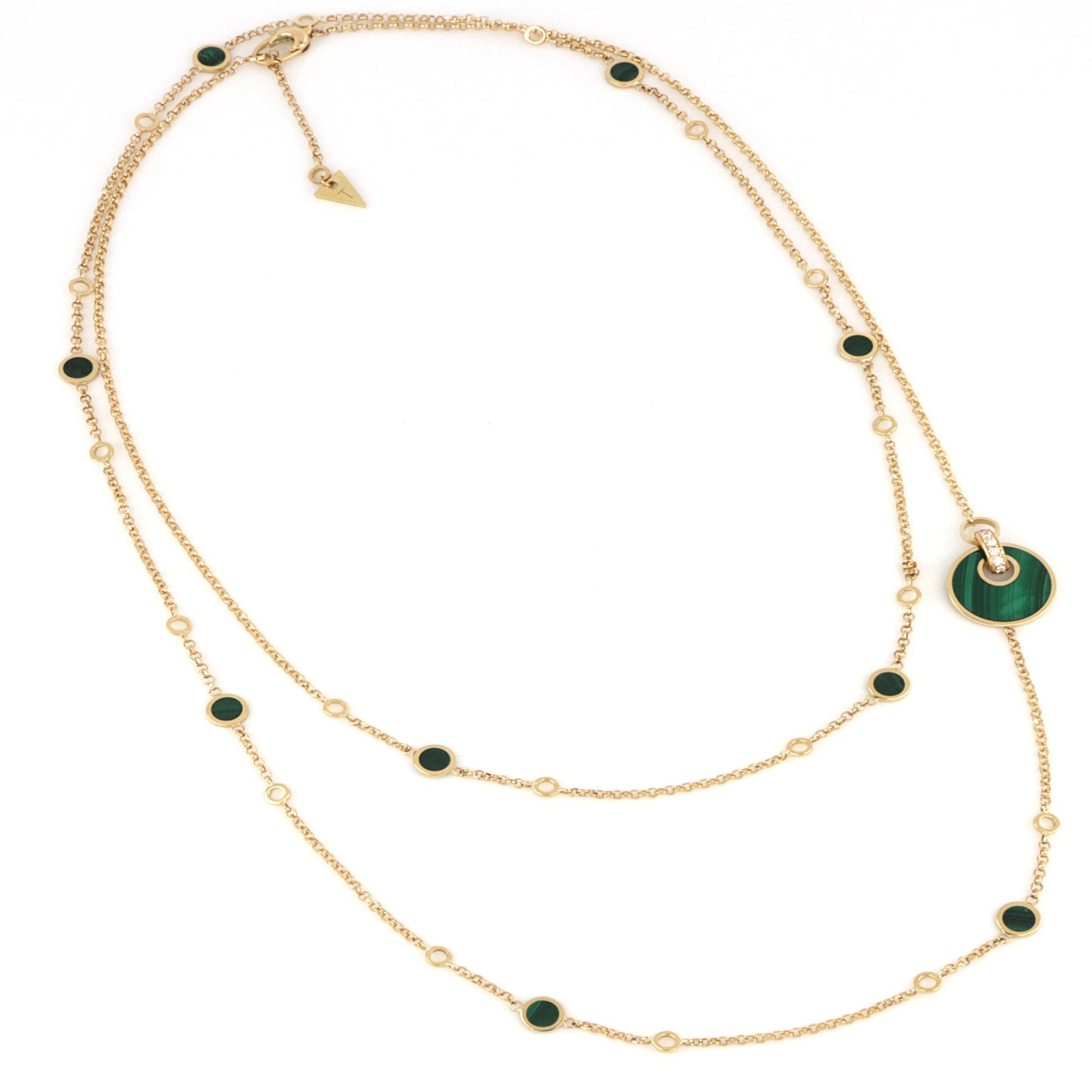 Collana Giove 90 cm Pietre Naturali E Diamanti