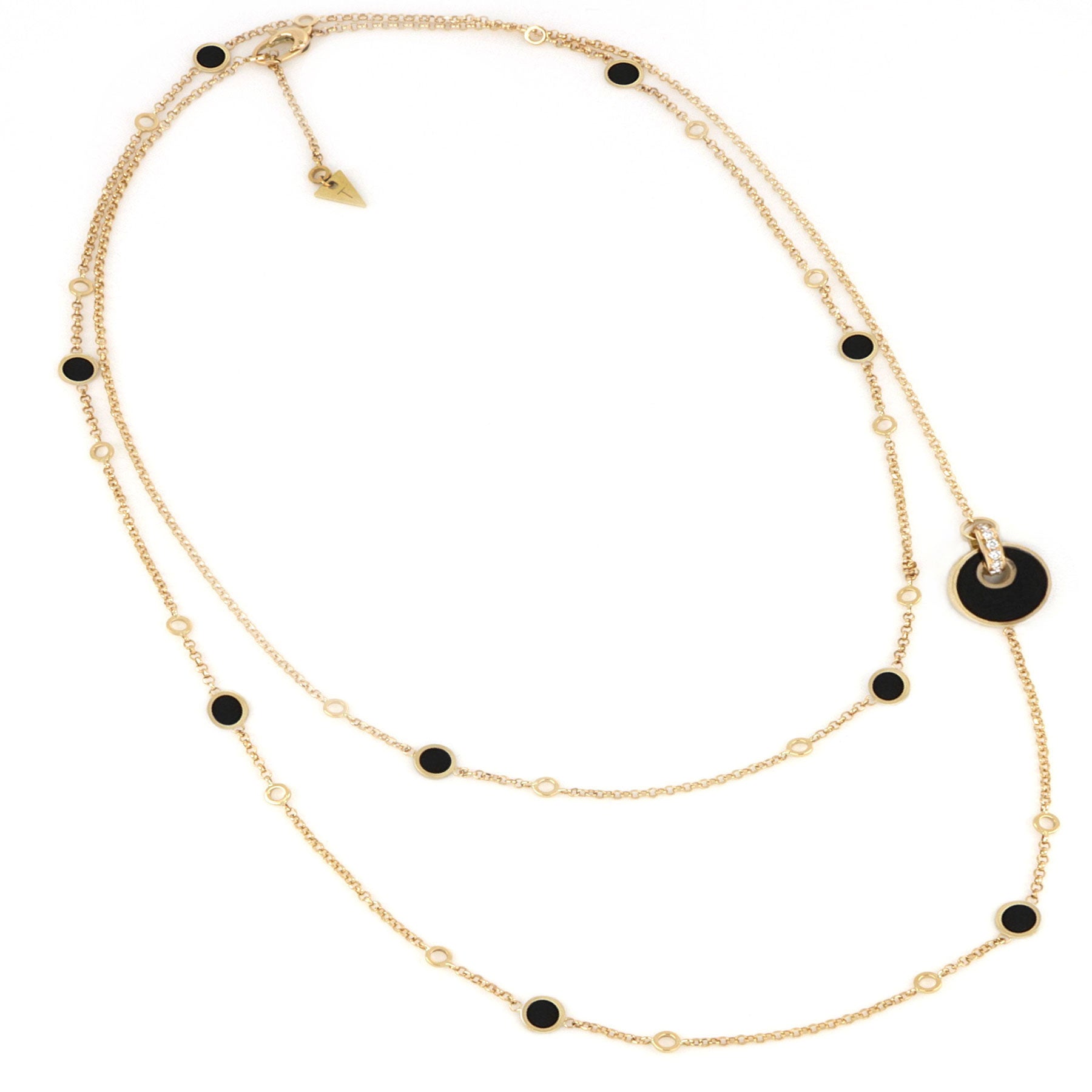 Collana Giove 90 cm Pietre Naturali E Diamanti