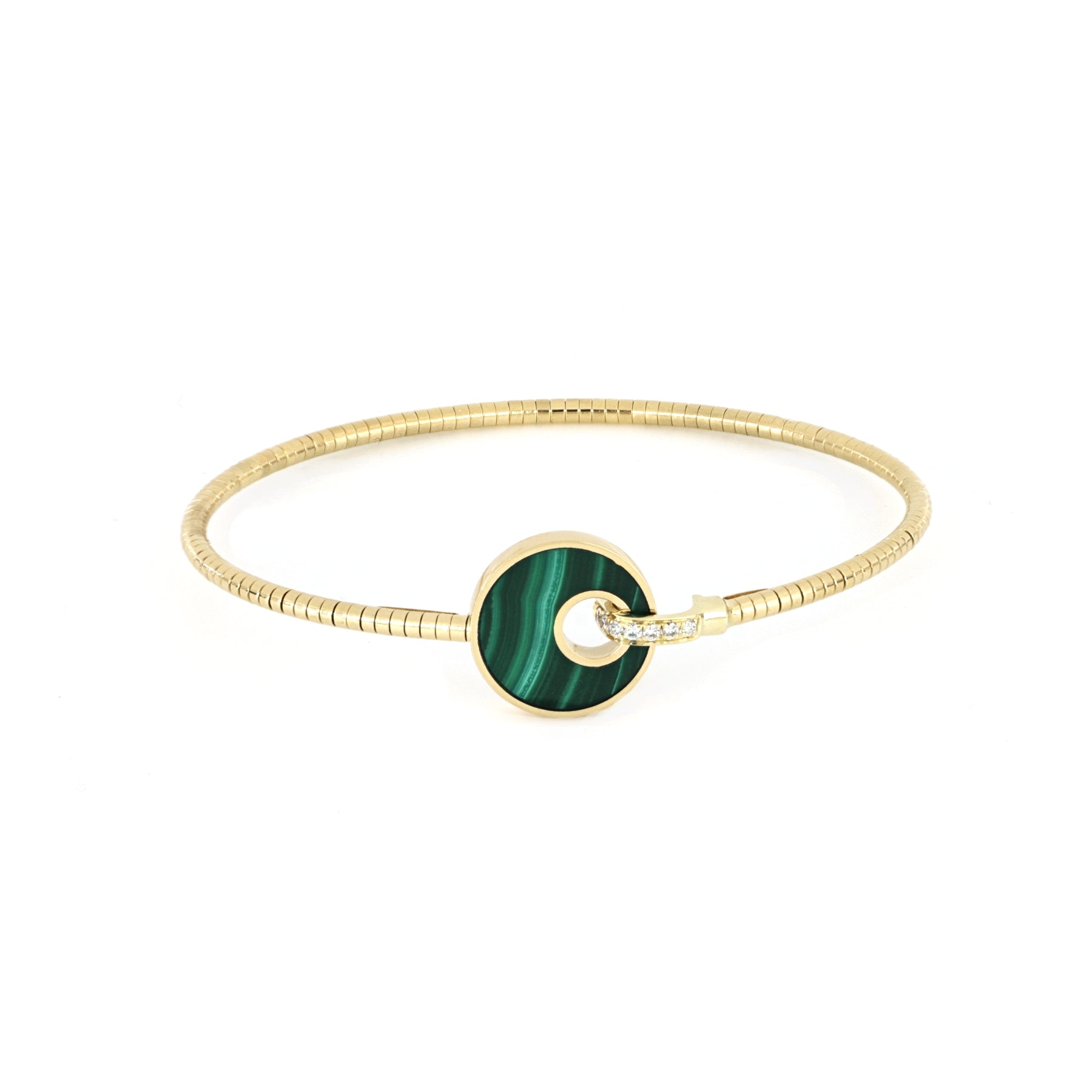 Giove Bangle Natural Stones And Diamonds