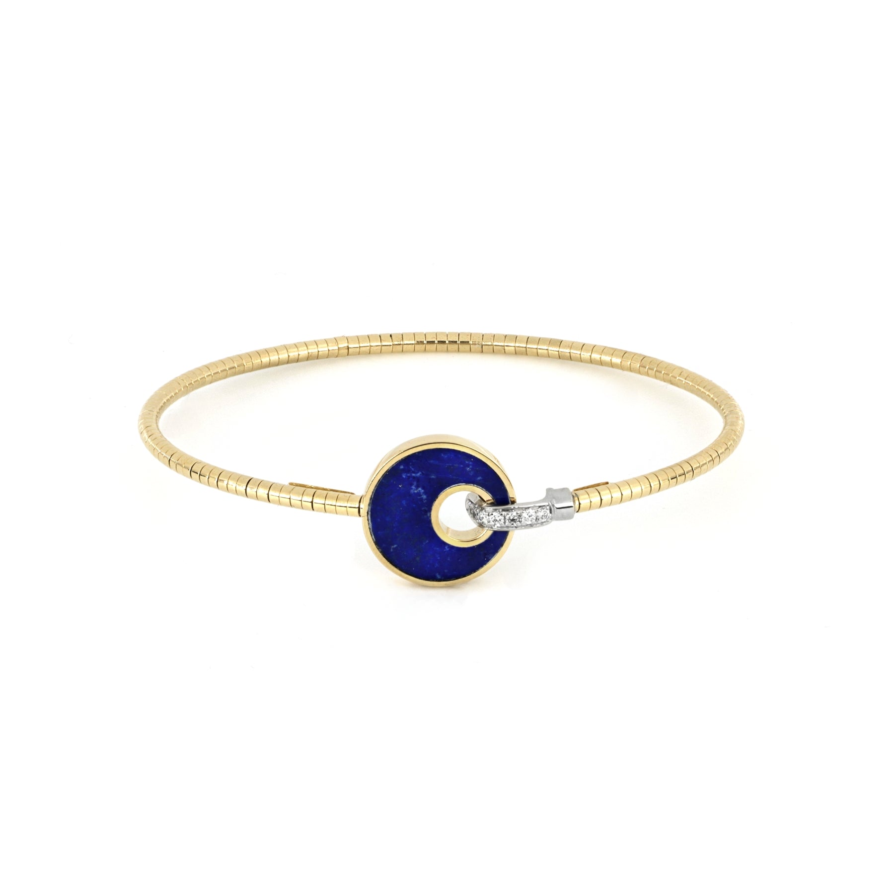 Giove Bangle Natural Stones And Diamonds