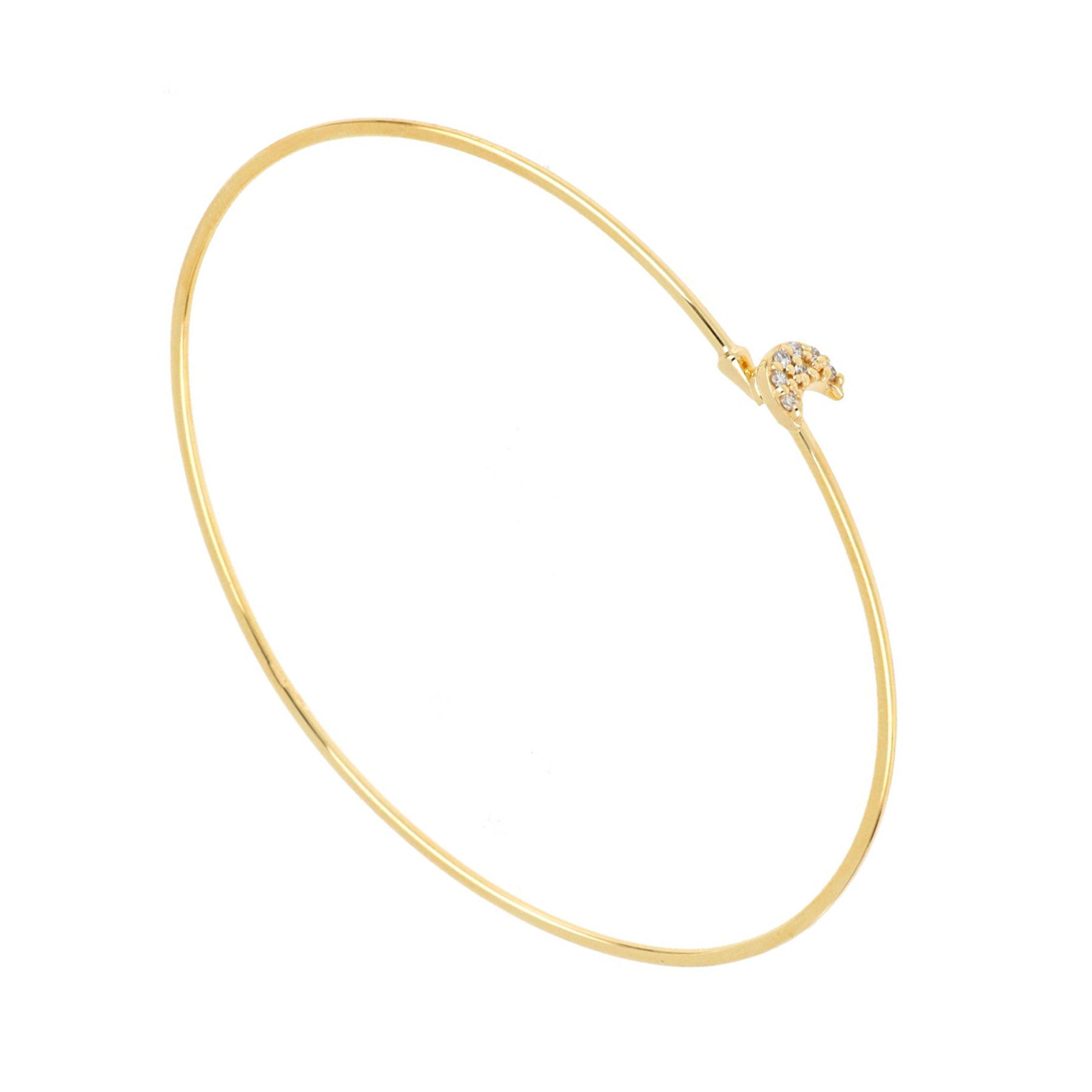 Mimì White Moon Bangle