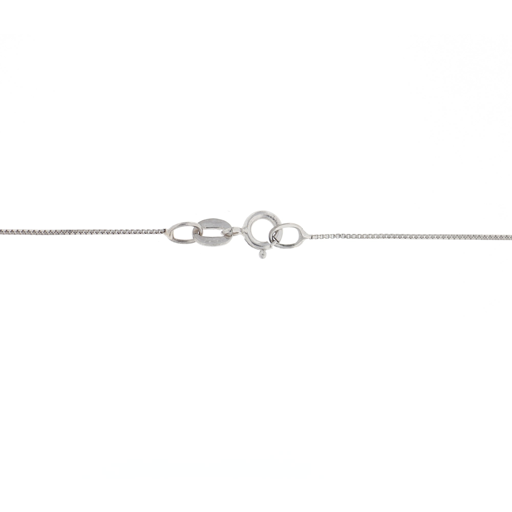 Closure Necklace With Diamond And Oval Ruby Pendant