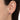Worn Earrings With Diamonds And Rubies
