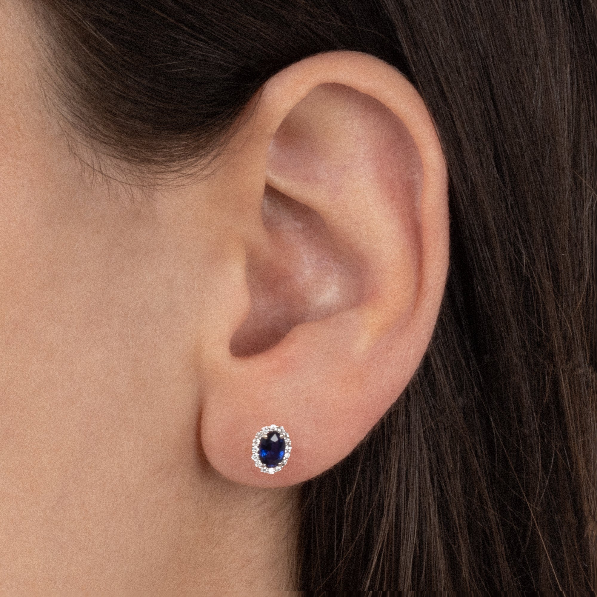 Worn - Earrings With Diamonds And Sapphires (1.16)