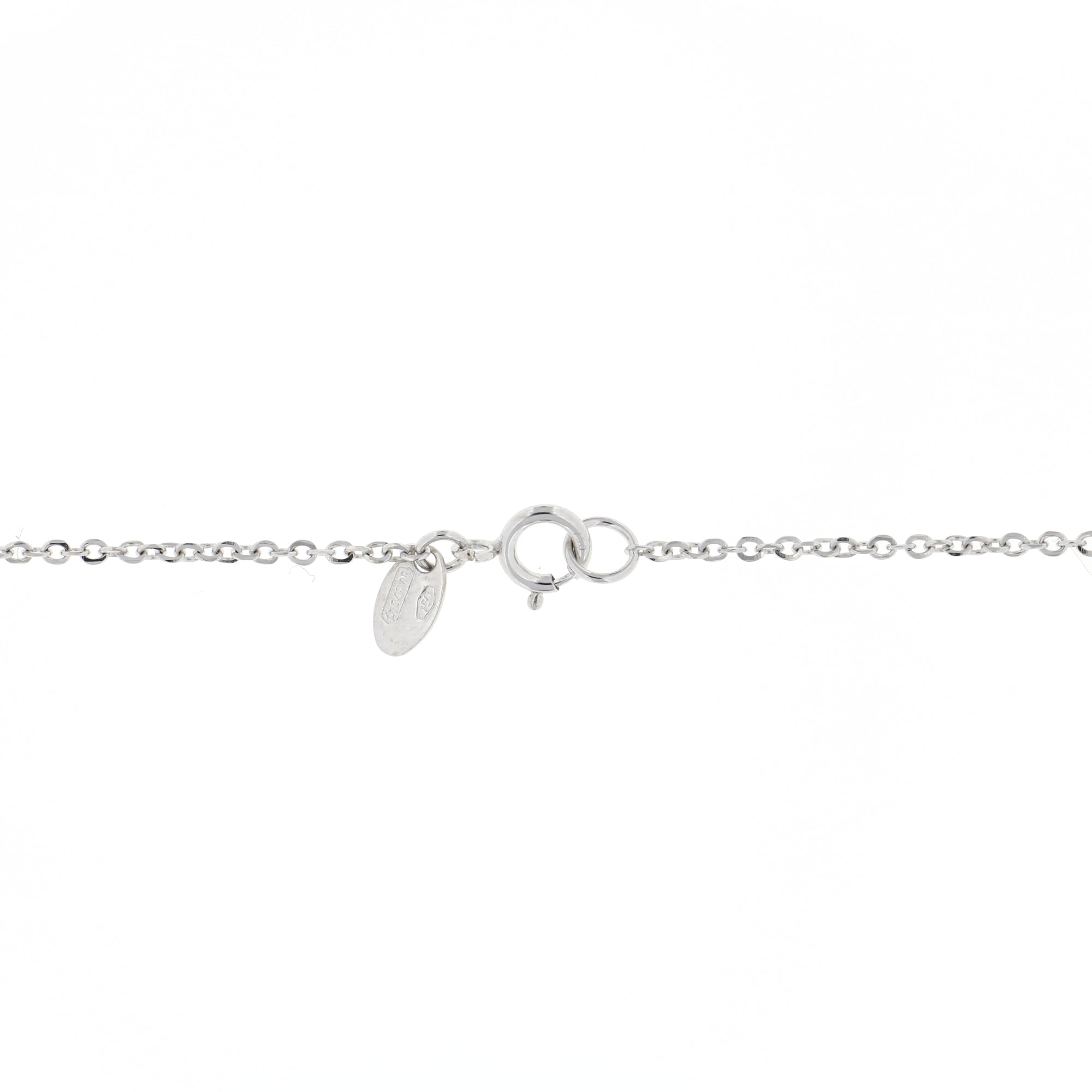 Closure Necklace with Diamonds And Emerald Pendant