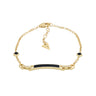 Unica Bracelet Onyx and Diamonds