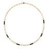Unica Choker Onyx, Mother of Pearl and Diamonds