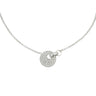 Detail Giove Necklace White Gold Diamonds Pavé